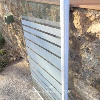 Mampara de bañera de cristal