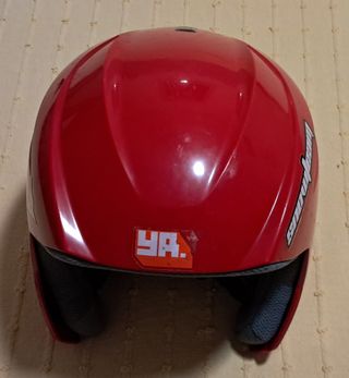 Casco de esquí infantil rojo