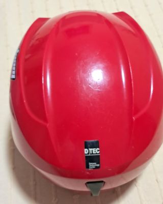 Casco de esquí infantil rojo