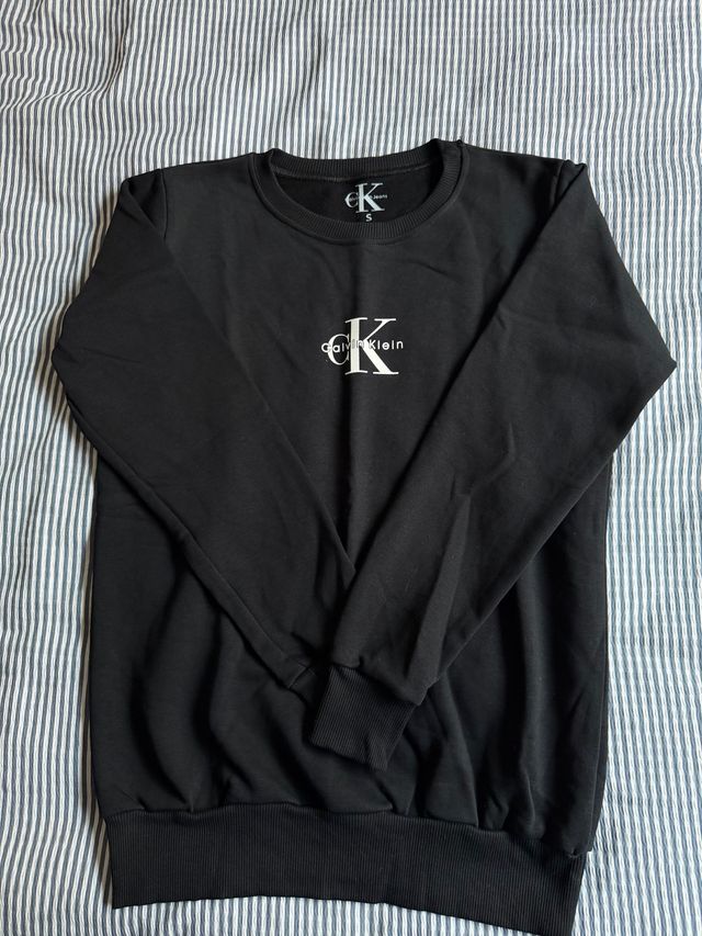 Sudadera Calvin Klein Negra Talla S