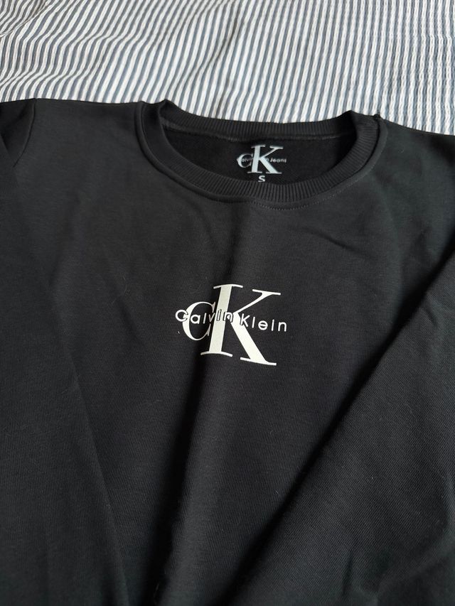 Sudadera Calvin Klein Negra Talla S