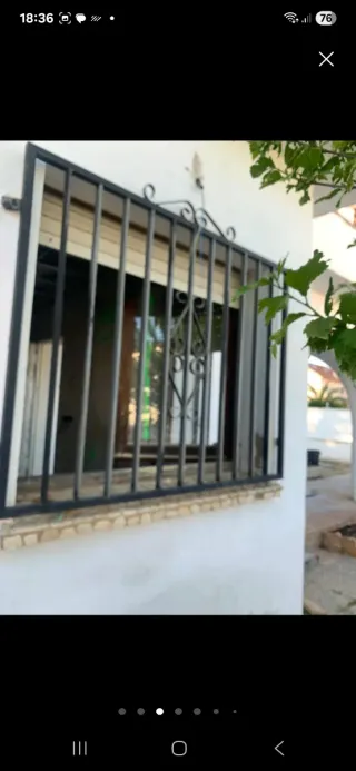 Rejas de hierro para ventana