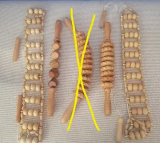 Rodillos Maderoterapia Madera