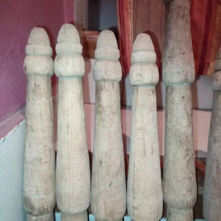 Antiguo Juego de bolos madera principios S.XX