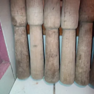 Antiguo Juego de bolos madera principios S.XX