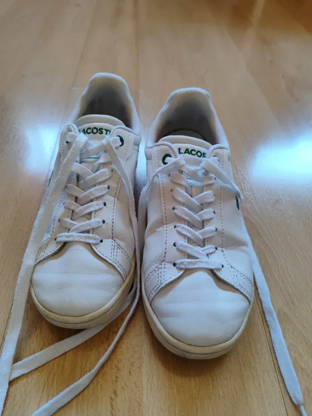 Zapatillas Lacoste Blancas y Verdes