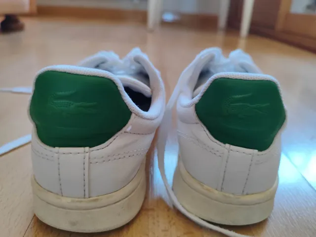 Zapatillas Lacoste Blancas y Verdes