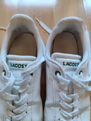 Zapatillas Lacoste Blancas y Verdes