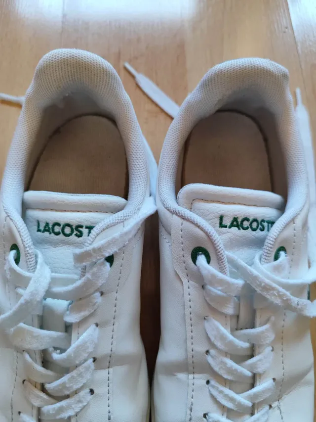 Zapatillas Lacoste Blancas y Verdes