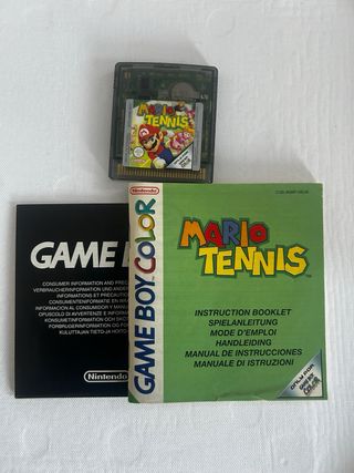 Mario Tennis Game Boy Color Nintendo