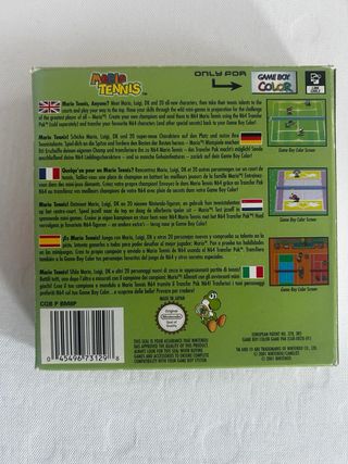 Mario Tennis Game Boy Color Nintendo