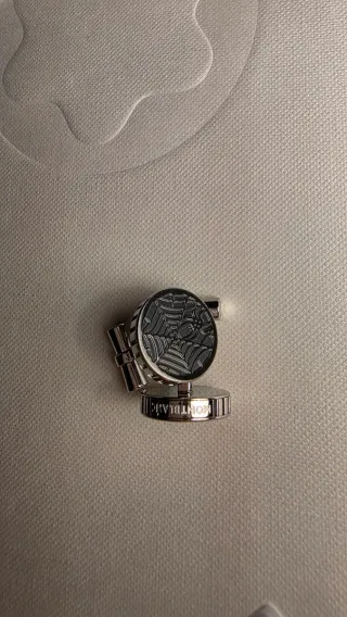 Gemelos Montblanc Spider Negro y Plateado