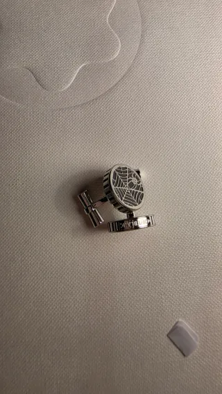 Gemelos Montblanc Spider Negro y Plateado