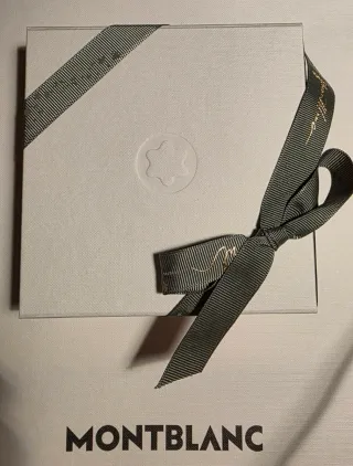 Gemelos Montblanc Spider Negro y Plateado