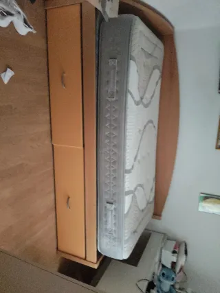 Cama nido de madera con cajones