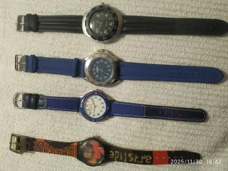 Lote 4 Relojes Estilo Vintage