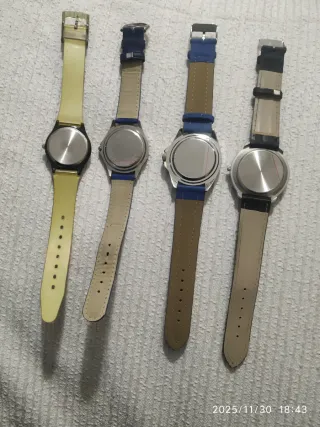 Lote 4 Relojes Estilo Vintage