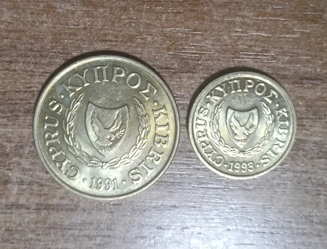 Lote monedas de Chipre