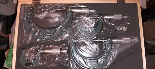 Micrometri esterni 0-100mm (Set 4)