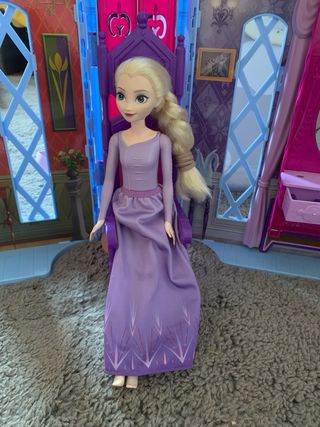 Castillo de Arendelle Frozen con Elsa