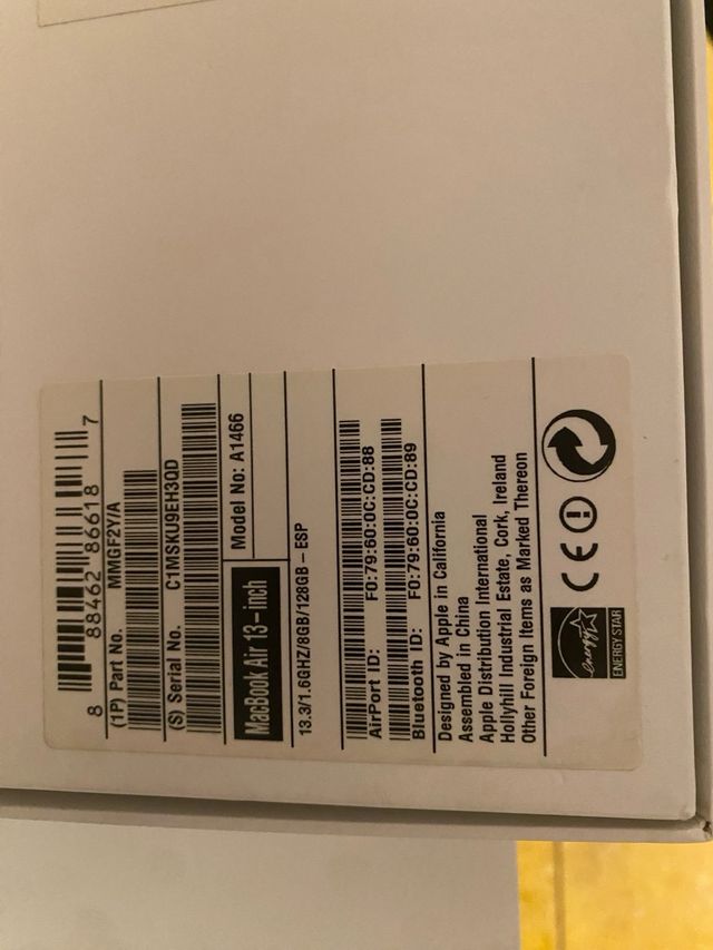 Macbook Air para piezas