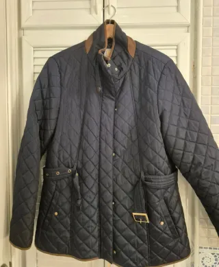 Chaquetón acolchado azul marino