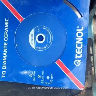 Disco Diamante TECNOL 350mm Corte Cerámica