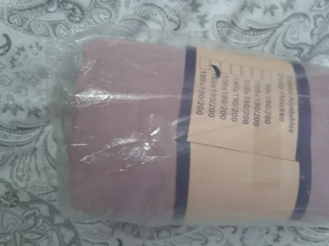 Bajera ajustável de algodão rosa