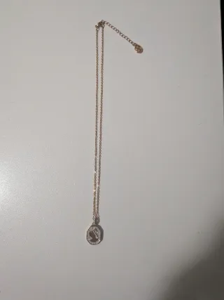 Colgante Swarovski Cisne Dorado y Blanco