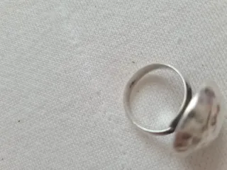 Anillo Plata 950 Martillado Ajustable