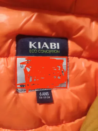 Chaqueta niño azul y amarilla 6 años