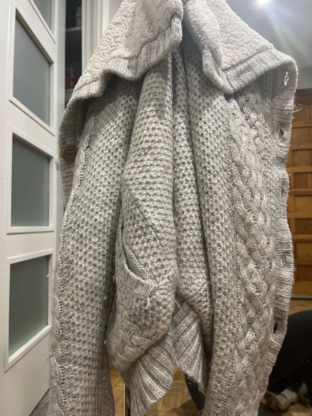 Abrigo gris talla XS