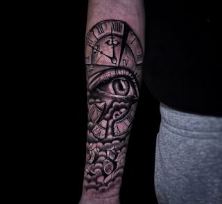 Tatuaje Ojos de Tigre Realista