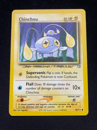 Chinchou 55/111 Neo Genesis Pokemon TCG