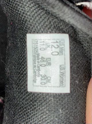 Zapatillas Vans Old Skool cuero talla 46 (30cm)