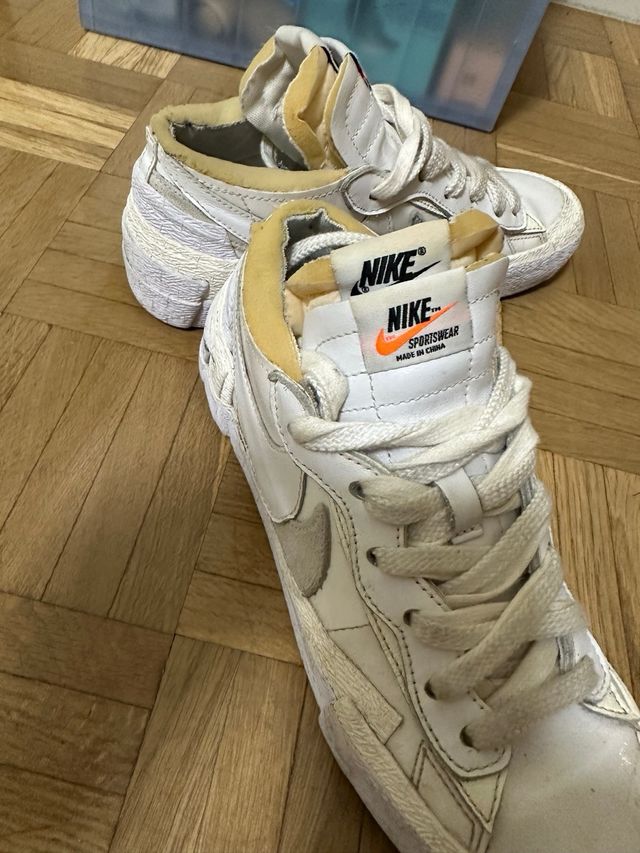 Nike Sacai Blazer Low Beige/Blanco