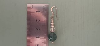 Pendientes ónix verde