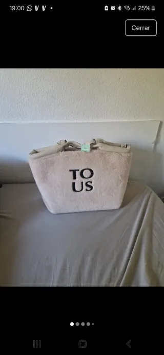 Bolso TOUS Balloon Wild Beige Grande