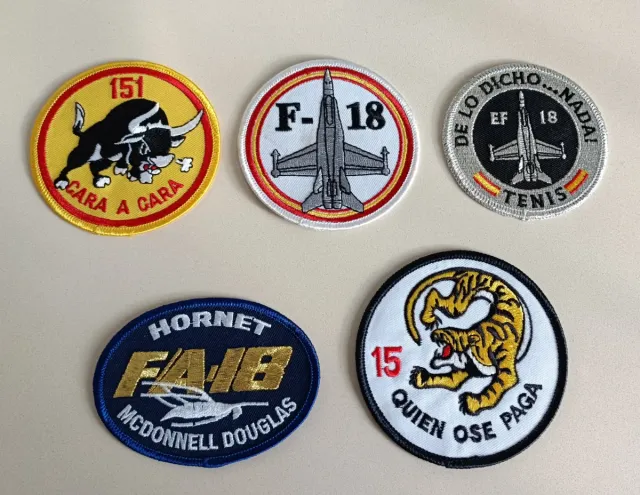 Lote x 5 Parches Exército do Ar Espanhol