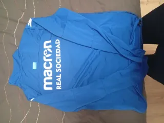 Sudadera Macron Real Sociedad Azul