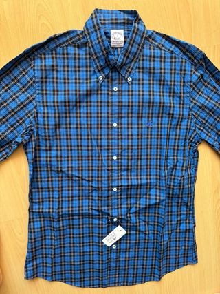 Camisa Brooks Brothers cuadros azul M