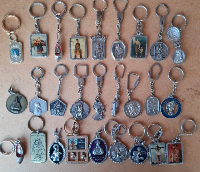 Set di portachiavi religiosi