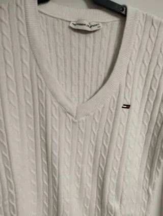 Jersey Tommy Hilfiger Mujer Blanco