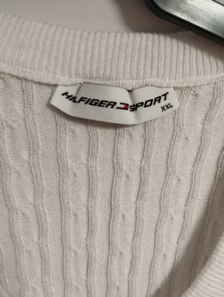 Jersey Tommy Hilfiger Mujer Blanco