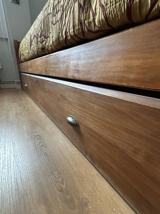 Cama nido rústica colonial madera