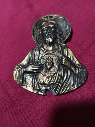 Chapa Antigua Corazón de Jesús