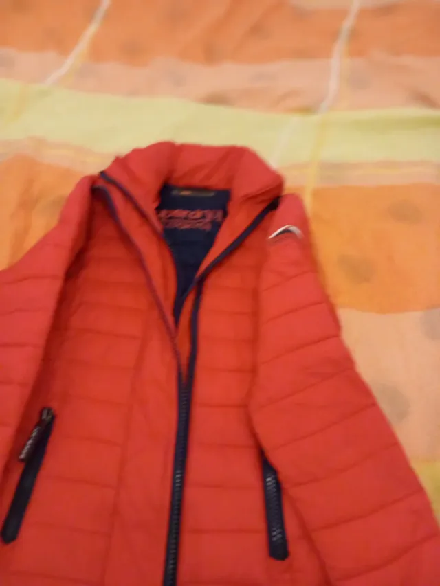 Abrigo Superdry Rojo