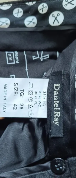 Pantaloni lana uomo Daniel Ray nuovi