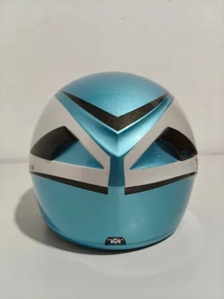 Casco Moto Shark SK Azul Talla M Visera Extraíble