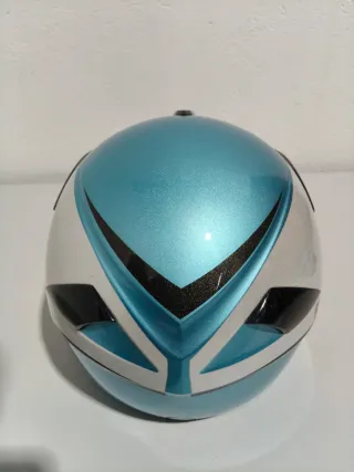 Casco Moto Shark SK Azul Talla M Visera Extraíble
